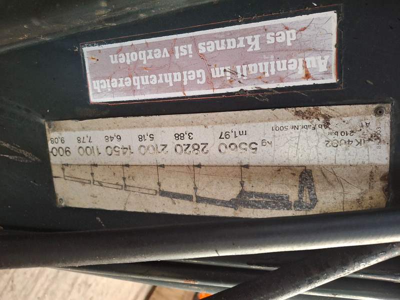 Atlas AK 4002 - Hydraulická ruka: obrázok 4 Atlas AK 4002 - Hydraulická ruka: obrázok 4