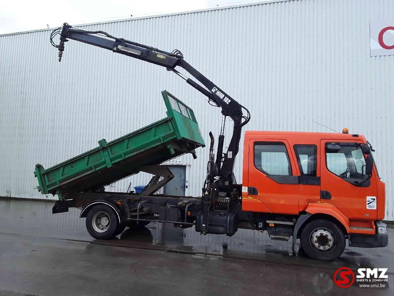 Renault Midlum 210 Hiab 102 manual pump - Sklápač, Auto s hydraulickou rukou: obrázok 4 Renault Midlum 210 Hiab 102 manual pump - Sklápač, Auto s hydraulickou rukou: obrázok 4