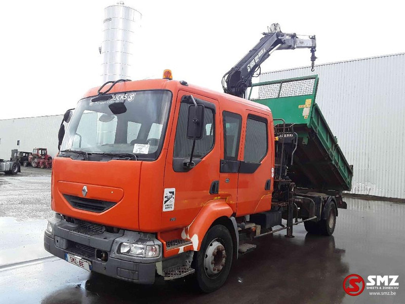 Renault Midlum 210 Hiab 102 manual pump - Sklápač, Auto s hydraulickou rukou: obrázok 3 Renault Midlum 210 Hiab 102 manual pump - Sklápač, Auto s hydraulickou rukou: obrázok 3