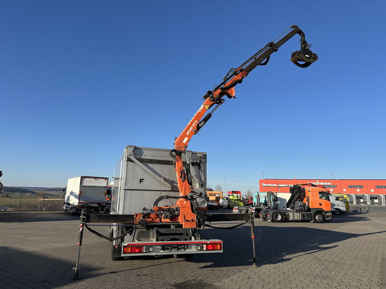 Mercedes-Benz Atego 1529 4x2  Atlas 57.3-A2   Kadaverkipper - Sklápač, Auto s hydraulickou rukou: obrázok 4 Mercedes-Benz Atego 1529 4x2  Atlas 57.3-A2   Kadaverkipper - Sklápač, Auto s hydraulickou rukou: obrázok 4
