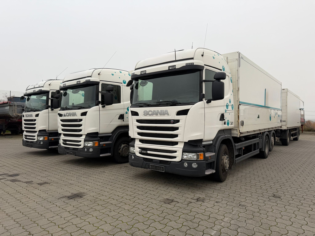 Scania R 450 6x2 Geränkezug + Orten Anhänger - Skříňový nákladní auto: obrázok 1 Scania R 450 6x2 Geränkezug + Orten Anhänger - Skříňový nákladní auto: obrázok 1