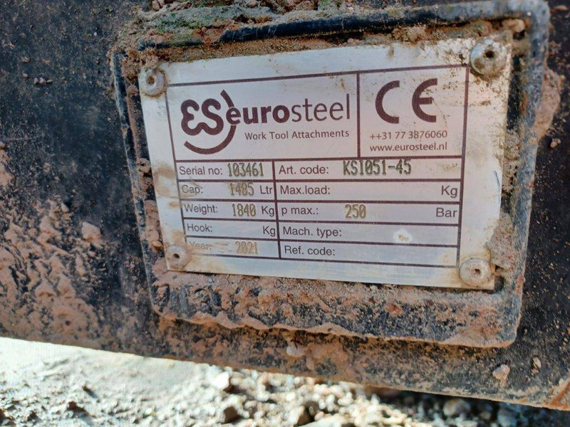 Eurosteel Inclining bucket - Lyžica pre Stavebné stroje: obrázok 3 Eurosteel Inclining bucket - Lyžica pre Stavebné stroje: obrázok 3