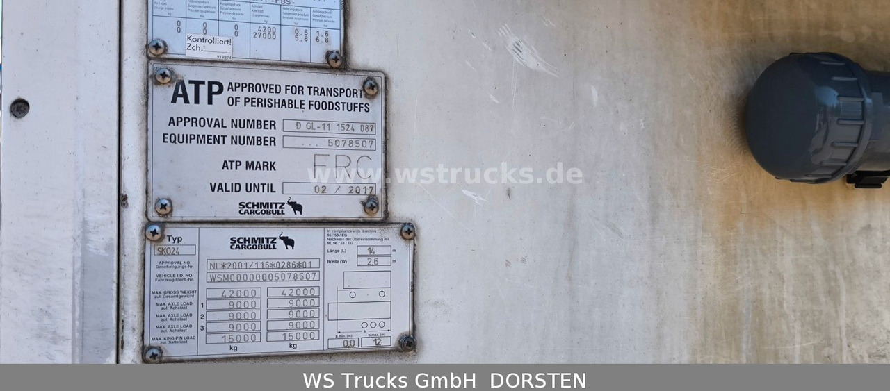 Schmitz Cargobull SKO 24 Kühlauflieger | Vector 1850 MT | LBW - Náves chladírenské: obrázok 5 Schmitz Cargobull SKO 24 Kühlauflieger | Vector 1850 MT | LBW - Náves chladírenské: obrázok 5