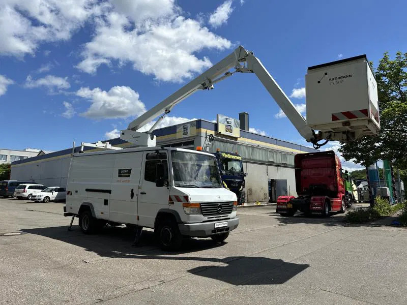 Dodávka Mercedes-Benz Vario 614 D-KA RUTHMANN K130 Hubsteiger 13 m TÜV neu: obrázok 11
