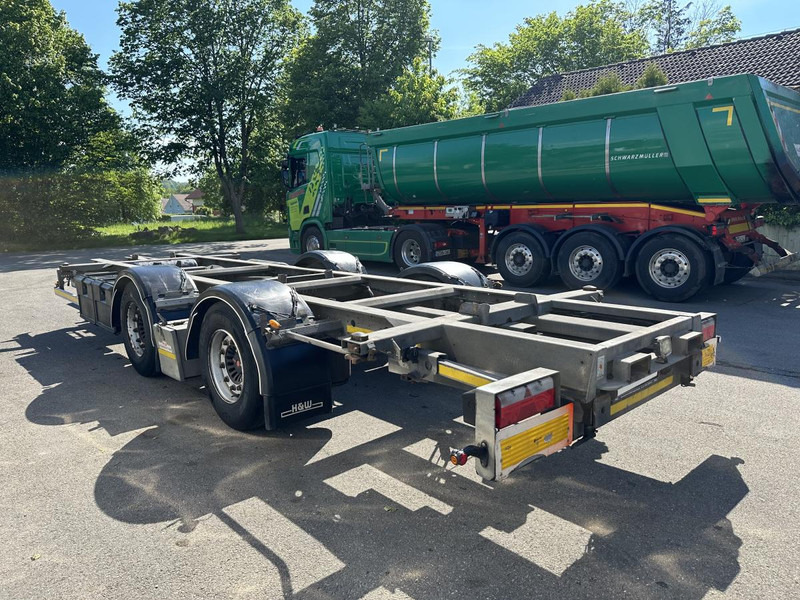 H&W 4 x Tandem Lafette MEGA verzinkt Mitnahmestapl. 7. 3 x Tandem Lafette MEGA verzinkt Mitnahmestapl. 7.82 m - Príves preprava kontajnerov/ Výmenná nadstavba: obrázok 4 H&W 4 x Tandem Lafette MEGA verzinkt Mitnahmestapl. 7. 3 x Tandem Lafette MEGA verzinkt Mitnahmestapl. 7.82 m - Príves preprava kontajnerov/ Výmenná nadstavba: obrázok 4