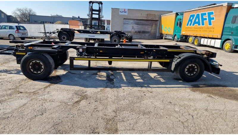 Kögel Lafette JUMBO Drehschemel Lafette 1m Abstellhöhe - Príves preprava kontajnerov/ Výmenná nadstavba: obrázok 4 Kögel Lafette JUMBO Drehschemel Lafette 1m Abstellhöhe - Príves preprava kontajnerov/ Výmenná nadstavba: obrázok 4