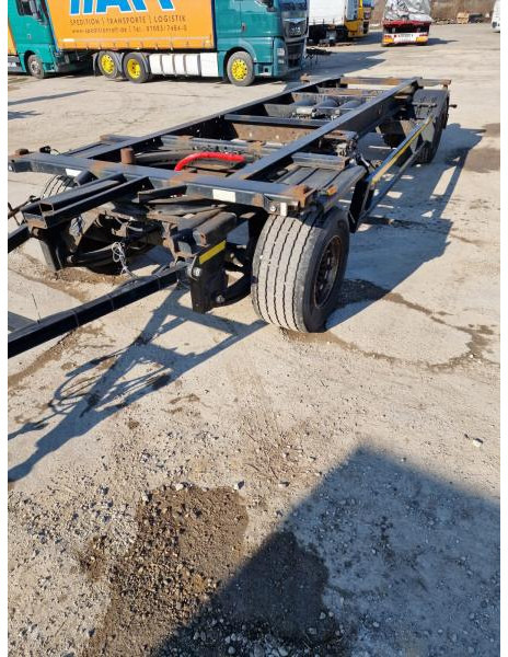 Kögel Lafette JUMBO Drehschemel Lafette 1m Abstellhöhe - Príves preprava kontajnerov/ Výmenná nadstavba: obrázok 1 Kögel Lafette JUMBO Drehschemel Lafette 1m Abstellhöhe - Príves preprava kontajnerov/ Výmenná nadstavba: obrázok 1