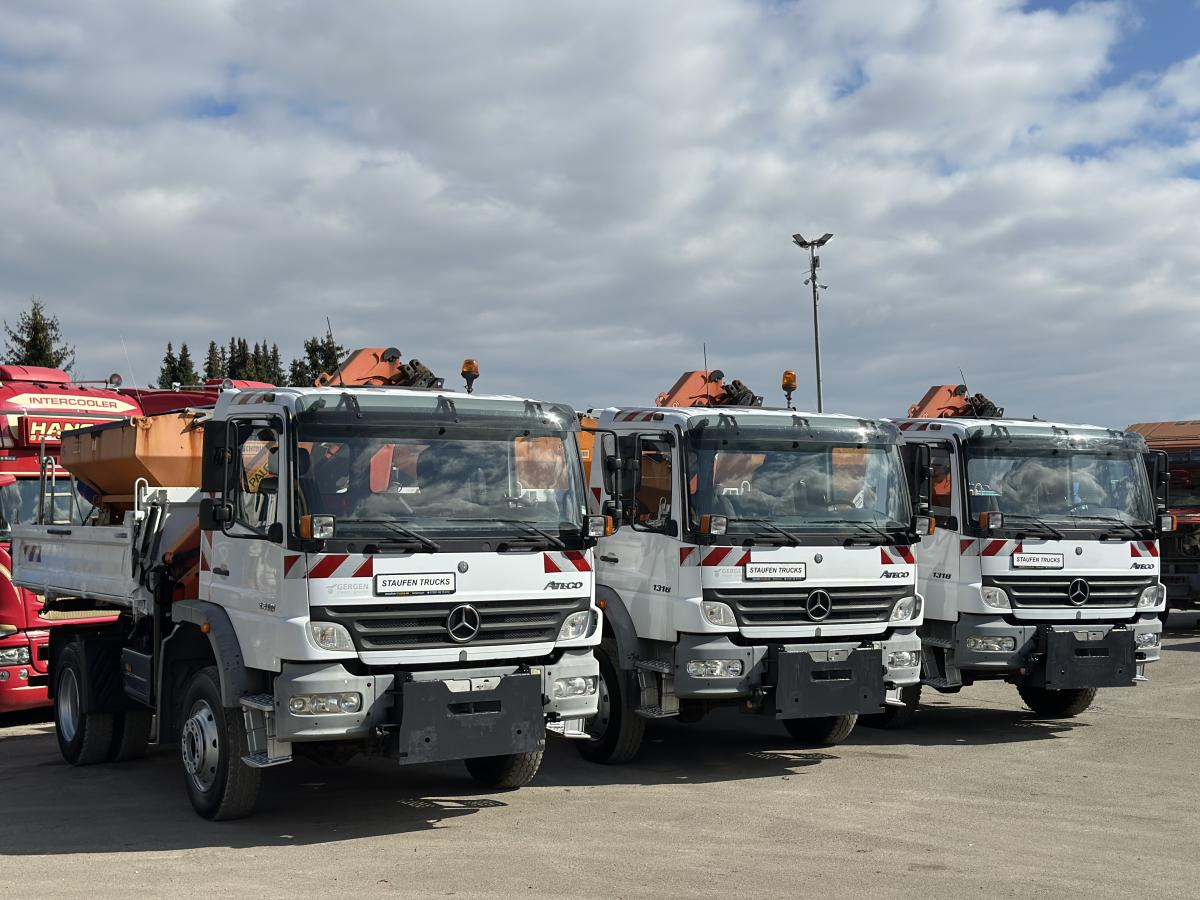 Mercedes 5 x Atego 1318 AK Allrad Kran Palfinger 7001 - Sklápač: obrázok 2 Mercedes 5 x Atego 1318 AK Allrad Kran Palfinger 7001 - Sklápač: obrázok 2