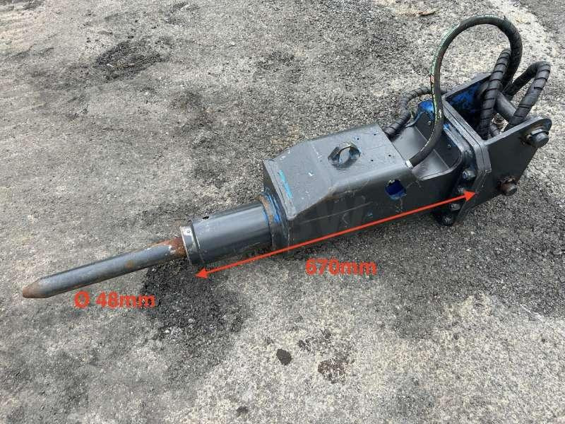 122 Kgs / Pelles 1 à 2,5 Tonnes - Hydraulické kladivo pre Stavebné stroje: obrázok 1 122 Kgs / Pelles 1 à 2,5 Tonnes - Hydraulické kladivo pre Stavebné stroje: obrázok 1