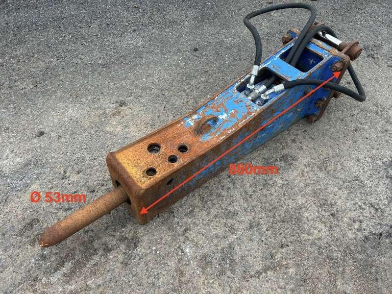 177 Kgs - Pelles 2 à 4 Tonnes - Axes 35mm - Hydraulické kladivo pre Stavebné stroje: obrázok 1 177 Kgs - Pelles 2 à 4 Tonnes - Axes 35mm - Hydraulické kladivo pre Stavebné stroje: obrázok 1