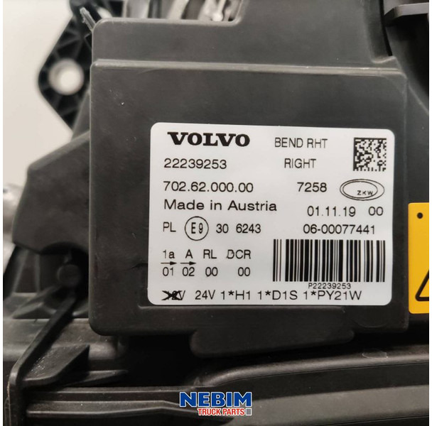 Volvo Volvo - 22239253 - Koplamp Xenon FH4 rechts - Náhradný diel pre Nákladné auto: obrázok 3 Volvo Volvo - 22239253 - Koplamp Xenon FH4 rechts - Náhradný diel pre Nákladné auto: obrázok 3