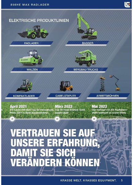 LIUGONG 856 HE vollelektrisch, 21.000 kg, 3.5 cbm - Kolesový nakladač: obrázok 5 LIUGONG 856 HE vollelektrisch, 21.000 kg, 3.5 cbm - Kolesový nakladač: obrázok 5