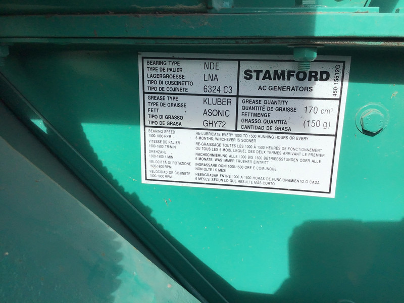 Elektrický generátor Cummins QSK60-G9 GENERATOR 2813 KVA USED: obrázok 6 Elektrický generátor Cummins QSK60-G9 GENERATOR 2813 KVA USED: obrázok 6