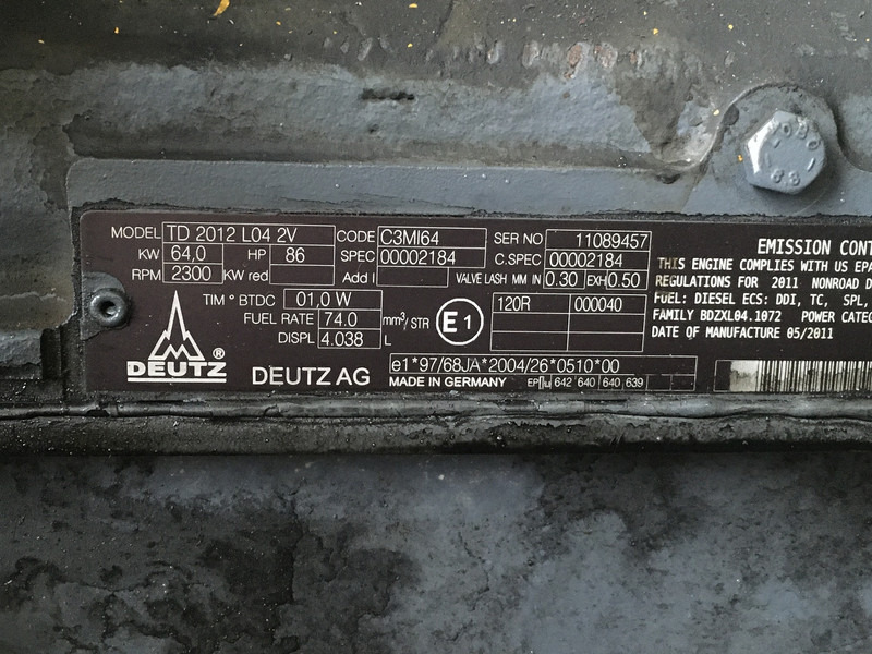 Stavebné stroje Deutz TD2012L04 MECH. USED: obrázok 6