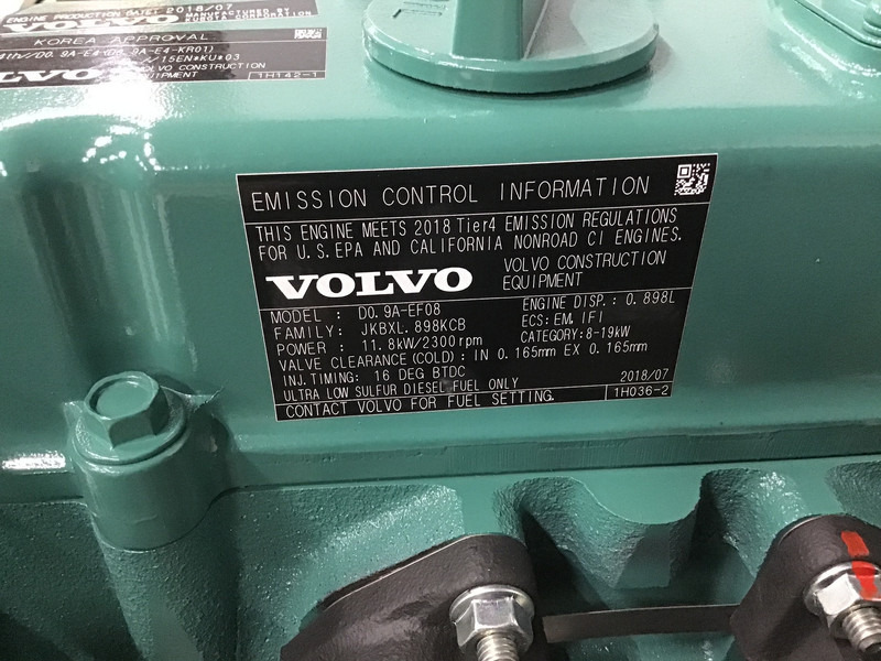 Nový Stavebné stroje Volvo D0.9A-E4 NEW: obrázok 8 Nový Stavebné stroje Volvo D0.9A-E4 NEW: obrázok 8