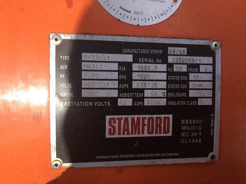 Waukesha 16V150LTD GENERATOR 1650KVA USED - Elektrický generátor: obrázok 4 Waukesha 16V150LTD GENERATOR 1650KVA USED - Elektrický generátor: obrázok 4