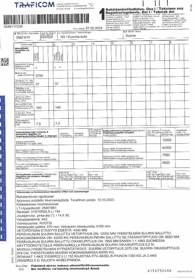 Ťahač Scania R 164: obrázok 10