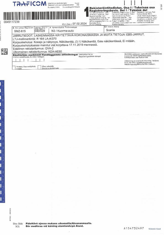 Ťahač Scania R 164: obrázok 11