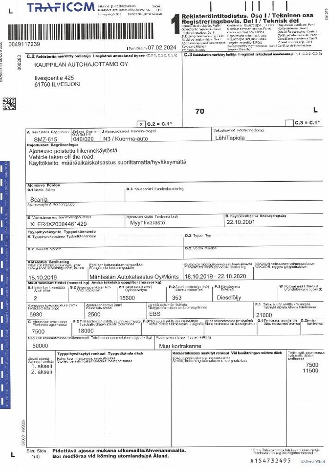 Ťahač Scania R 164: obrázok 9