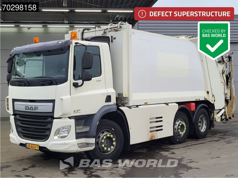 DAF CF 290 6X2 NL-Truck Haller Medim DEFECT! superstructure Lift+Steering Axle ACC Euro 6 - Auto na odvoz odpadu: obrázok 1 DAF CF 290 6X2 NL-Truck Haller Medim DEFECT! superstructure Lift+Steering Axle ACC Euro 6 - Auto na odvoz odpadu: obrázok 1