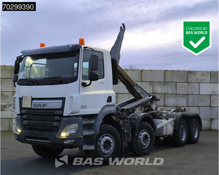 DAF CF 510 8X4 25t Dalby Hook Full Steel Manual Retarder Big-Axle Euro 6 - Hákový nosič kontajnerov: obrázok 1 DAF CF 510 8X4 25t Dalby Hook Full Steel Manual Retarder Big-Axle Euro 6 - Hákový nosič kontajnerov: obrázok 1