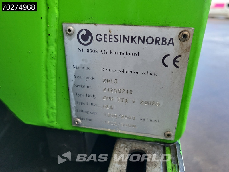 Auto na odvoz odpadu DAF CF75.250 6X2 NL-Truck Lenkachse GeesinkNorba GPM III 20H25 Euro 5: obrázok 15