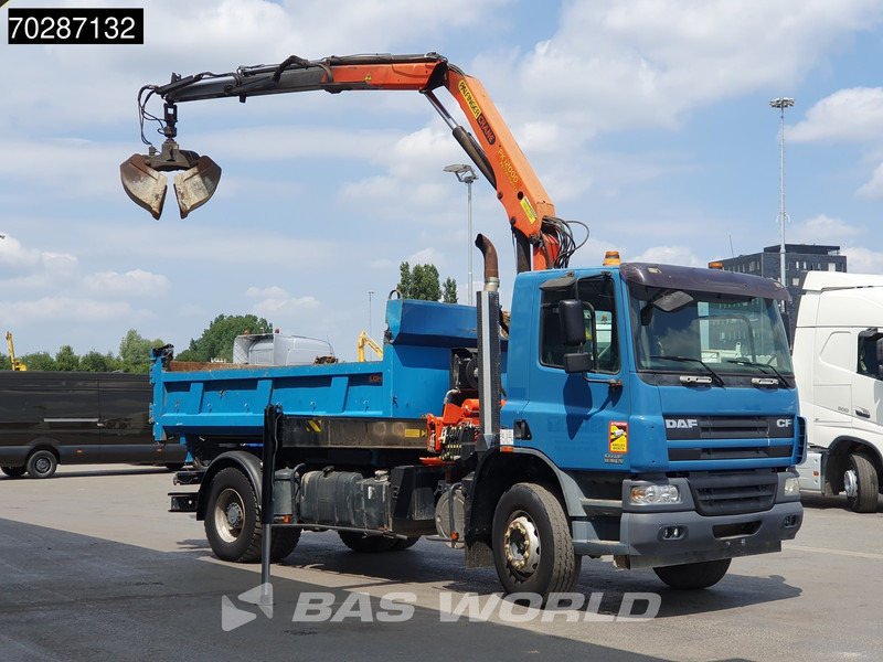 DAF CF75.310 4X2 Palfinger PK12000 Kran Crane 7m3 tipper Big-Axle Steelsuspension Euro 3 - Sklápač, Auto s hydraulickou rukou: obrázok 3 DAF CF75.310 4X2 Palfinger PK12000 Kran Crane 7m3 tipper Big-Axle Steelsuspension Euro 3 - Sklápač, Auto s hydraulickou rukou: obrázok 3