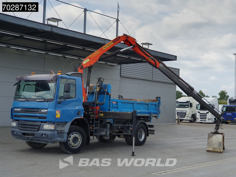 DAF CF75.310 4X2 Palfinger PK12000 Kran Crane 7m3 tipper Big-Axle Steelsuspension Euro 3 - Sklápač, Auto s hydraulickou rukou: obrázok 5 DAF CF75.310 4X2 Palfinger PK12000 Kran Crane 7m3 tipper Big-Axle Steelsuspension Euro 3 - Sklápač, Auto s hydraulickou rukou: obrázok 5