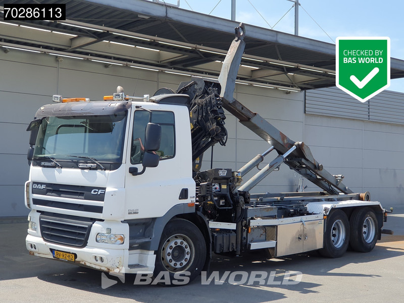 DAF CF85.360 CF 6X2 NL-Truck Hiab 211 EP-4 HIDUO Crane + Hooklift Liftachse Euro 5 - Hákový nosič kontajnerov, Auto s hydraulickou rukou: obrázok 1 DAF CF85.360 CF 6X2 NL-Truck Hiab 211 EP-4 HIDUO Crane + Hooklift Liftachse Euro 5 - Hákový nosič kontajnerov, Auto s hydraulickou rukou: obrázok 1