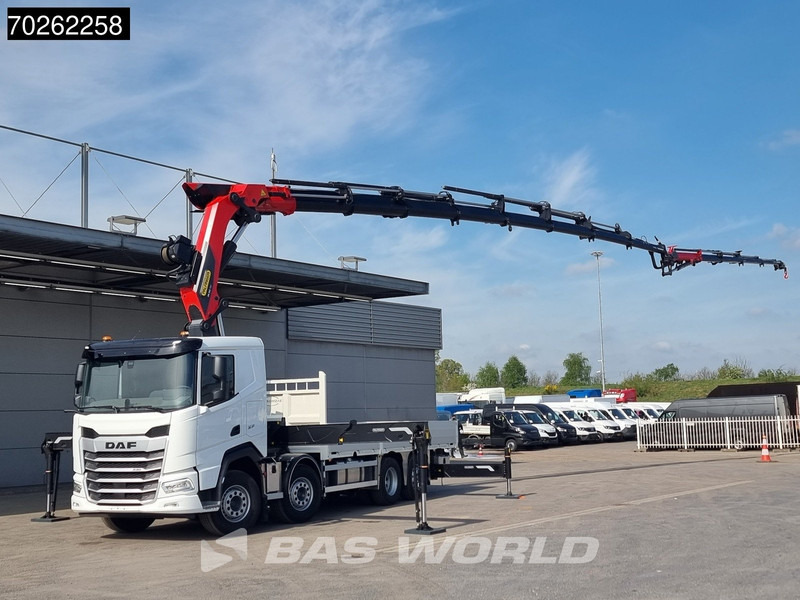 DAF XF 530 8X2 NEW Palfinger PK580 TEC Kran Crane Fly-Jib 2.5t Winch Lift+Lenkasche Retarder - Valníkový/ Plošinový nákladný automobil, Auto s hydraulickou rukou: obrázok 3 DAF XF 530 8X2 NEW Palfinger PK580 TEC Kran Crane Fly-Jib 2.5t Winch Lift+Lenkasche Retarder - Valníkový/ Plošinový nákladný automobil, Auto s hydraulickou rukou: obrázok 3
