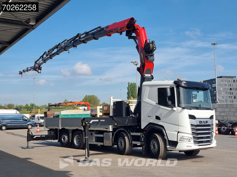 DAF XF 530 8X2 NEW Palfinger PK580 TEC Kran Crane Fly-Jib Winch Lift+Lenkasche Retarder - Valníkový/ Plošinový nákladný automobil, Auto s hydraulickou rukou: obrázok 5 DAF XF 530 8X2 NEW Palfinger PK580 TEC Kran Crane Fly-Jib Winch Lift+Lenkasche Retarder - Valníkový/ Plošinový nákladný automobil, Auto s hydraulickou rukou: obrázok 5