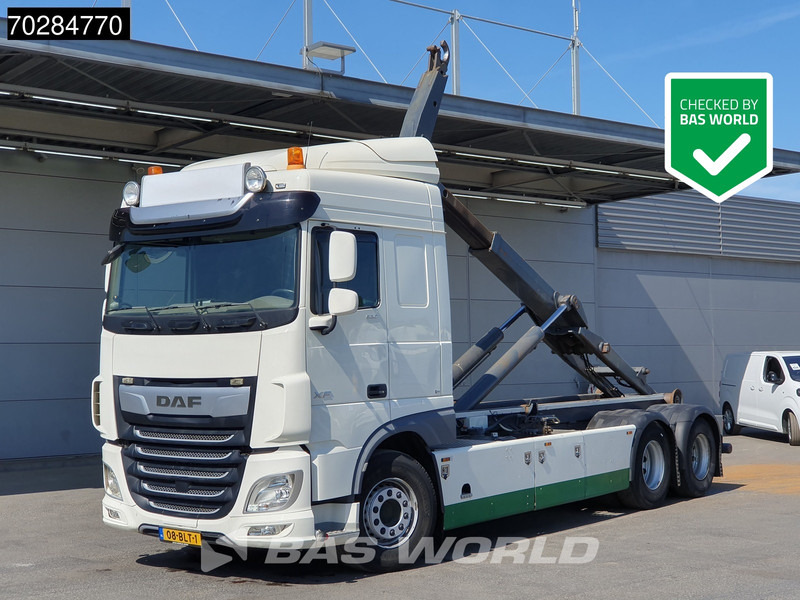 DAF XF 530 XF 6X2 NL-Truck VDL Hooklift Standklima Automatic ACC Euro 6 - Hákový nosič kontajnerov: obrázok 1 DAF XF 530 XF 6X2 NL-Truck VDL Hooklift Standklima Automatic ACC Euro 6 - Hákový nosič kontajnerov: obrázok 1