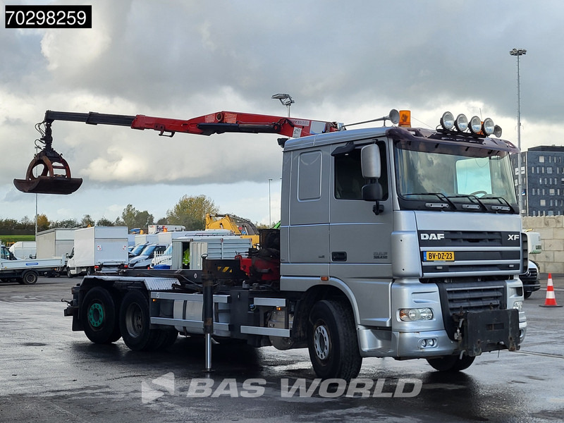 DAF XF105.410 XF 6X2 NL-Truck HMF 1643 Z2 Crane 24T Container system Lift+Steering-Axle Euro 5 - Nákladne vozidlo - káblový systém, Auto s hydraulickou rukou: obrázok 3 DAF XF105.410 XF 6X2 NL-Truck HMF 1643 Z2 Crane 24T Container system Lift+Steering-Axle Euro 5 - Nákladne vozidlo - káblový systém, Auto s hydraulickou rukou: obrázok 3