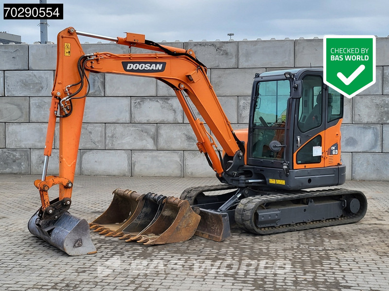 Doosan DX63-3 - Mini rýpadlo: obrázok 1 Doosan DX63-3 - Mini rýpadlo: obrázok 1
