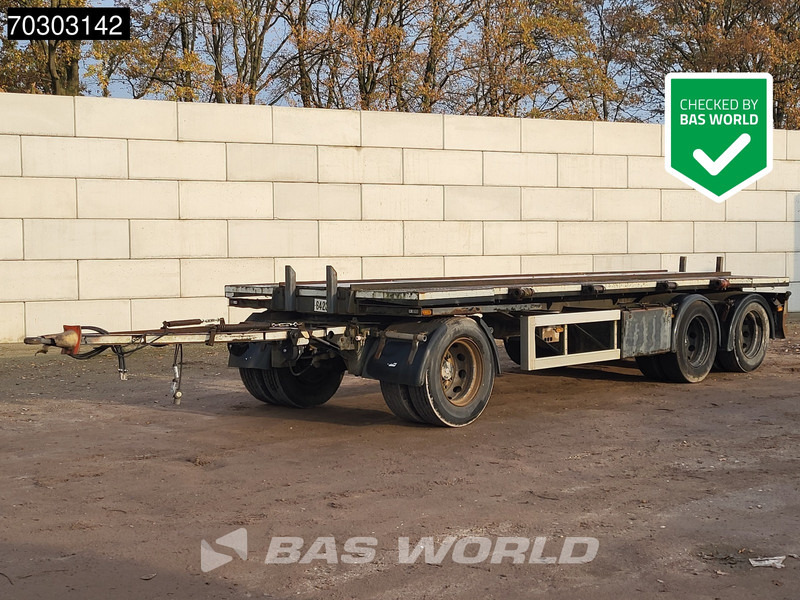 GS Meppel AC-2800 N 3 axles Lift + Steering Axle 20ft - Hákový/ Ramenový nosič přívěs: obrázok 1 GS Meppel AC-2800 N 3 axles Lift + Steering Axle 20ft - Hákový/ Ramenový nosič přívěs: obrázok 1