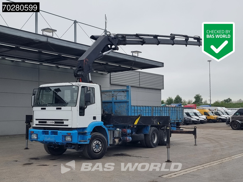Iveco EuroTrakker 310 6X4 Palfinger PK36002 Kran Crane Manual Big-Axle Euro 3 - Valníkový/ Plošinový nákladný automobil, Auto s hydraulickou rukou: obrázok 1 Iveco EuroTrakker 310 6X4 Palfinger PK36002 Kran Crane Manual Big-Axle Euro 3 - Valníkový/ Plošinový nákladný automobil, Auto s hydraulickou rukou: obrázok 1