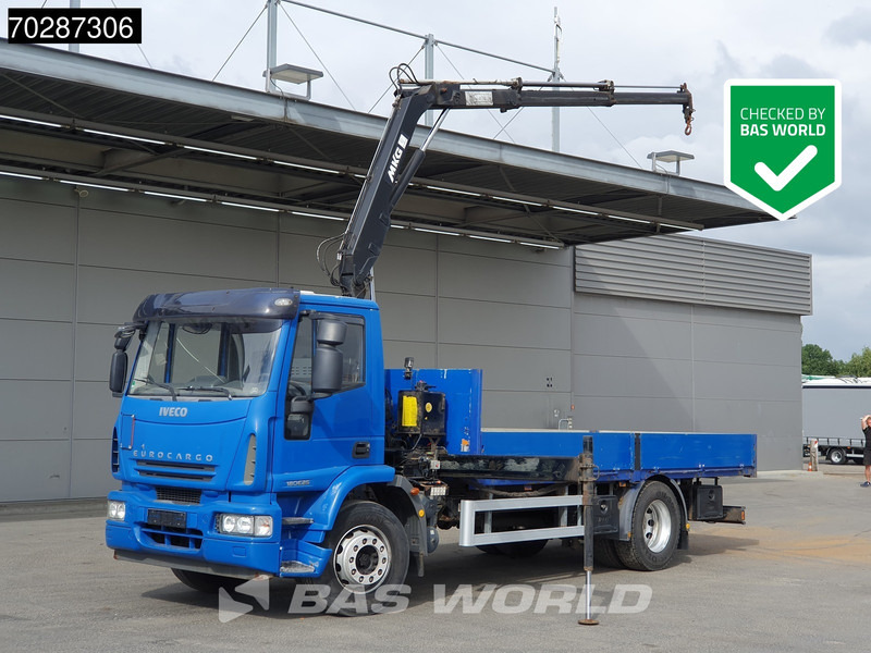 Iveco Eurocargo 180E250 4X2 18tonner MKG-HLK66 Crane Kran Manual Euro 5 - Valníkový/ Plošinový nákladný automobil, Auto s hydraulickou rukou: obrázok 1 Iveco Eurocargo 180E250 4X2 18tonner MKG-HLK66 Crane Kran Manual Euro 5 - Valníkový/ Plošinový nákladný automobil, Auto s hydraulickou rukou: obrázok 1
