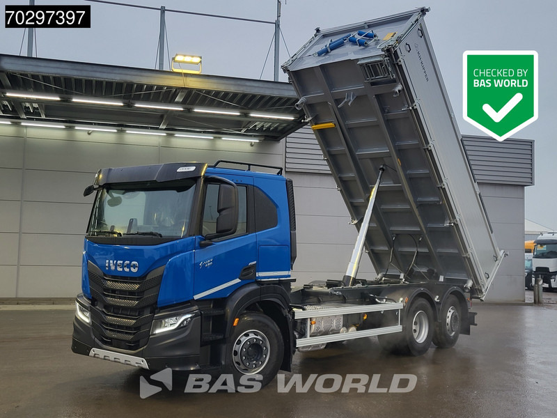 Iveco S-Way 420 6X2 NEW! 17m3 3-way KH kipper Lift+Steering axle Automatic Euro 6 - Sklápač: obrázok 1 Iveco S-Way 420 6X2 NEW! 17m3 3-way KH kipper Lift+Steering axle Automatic Euro 6 - Sklápač: obrázok 1