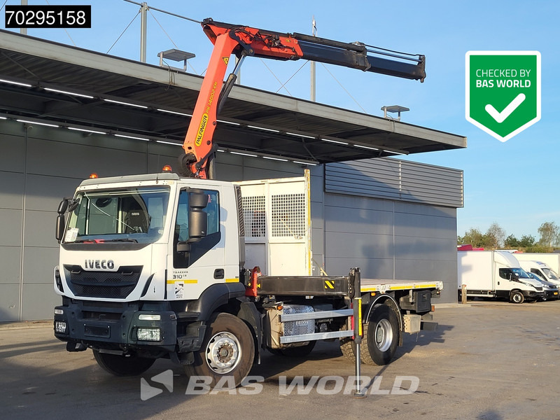 Iveco Stralis 310 4X2 Palfinger PK14002 EH Kran Crane Remote control Big-Axle Euro 6 - Valníkový/ Plošinový nákladný automobil, Auto s hydraulickou rukou: obrázok 1 Iveco Stralis 310 4X2 Palfinger PK14002 EH Kran Crane Remote control Big-Axle Euro 6 - Valníkový/ Plošinový nákladný automobil, Auto s hydraulickou rukou: obrázok 1