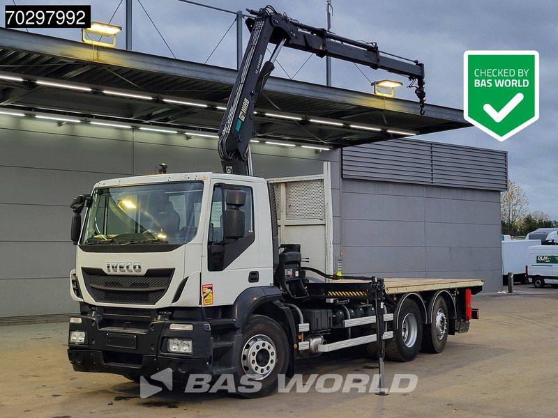 Iveco Stralis 310 Stralis 6X2 HIAB 144 BS-2 Crane Kran Lift+Steering-Axle Manual Euro 5 - Valníkový/ Plošinový nákladný automobil, Auto s hydraulickou rukou: obrázok 1 Iveco Stralis 310 Stralis 6X2 HIAB 144 BS-2 Crane Kran Lift+Steering-Axle Manual Euro 5 - Valníkový/ Plošinový nákladný automobil, Auto s hydraulickou rukou: obrázok 1