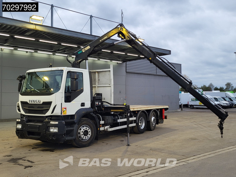 Iveco Stralis 310 Stralis 6X2 HIAB 144 BS-2 Crane Kran Lift+Steering-Axle Manual Euro 5 - Valníkový/ Plošinový nákladný automobil, Auto s hydraulickou rukou: obrázok 5 Iveco Stralis 310 Stralis 6X2 HIAB 144 BS-2 Crane Kran Lift+Steering-Axle Manual Euro 5 - Valníkový/ Plošinový nákladný automobil, Auto s hydraulickou rukou: obrázok 5