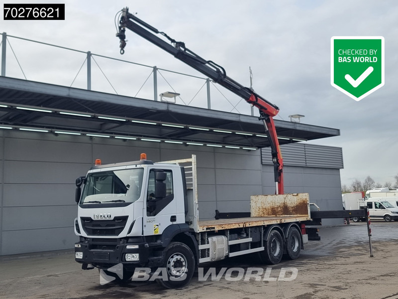 Iveco Trakker 360 6X4 Palfinger PK17.001 SLD Remote Steelsuspension Big-Axle - Valníkový/ Plošinový nákladný automobil, Auto s hydraulickou rukou: obrázok 1 Iveco Trakker 360 6X4 Palfinger PK17.001 SLD Remote Steelsuspension Big-Axle - Valníkový/ Plošinový nákladný automobil, Auto s hydraulickou rukou: obrázok 1