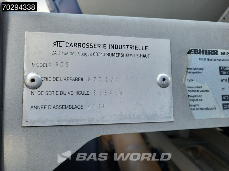 Domiešavač Iveco X-Way 400 X-Way 8X4 Liebherr 9m3 Big-Axle Steelsuspension Euro 6: obrázok 20 Domiešavač Iveco X-Way 400 X-Way 8X4 Liebherr 9m3 Big-Axle Steelsuspension Euro 6: obrázok 20