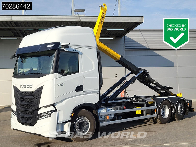 Iveco X-Way 580 6X2 NEW Palfinger PHT20SLD5 Hooklift Lift+steering Axle Automatic Navi ACC LED - Hákový nosič kontajnerov: obrázok 1 Iveco X-Way 580 6X2 NEW Palfinger PHT20SLD5 Hooklift Lift+steering Axle Automatic Navi ACC LED - Hákový nosič kontajnerov: obrázok 1
