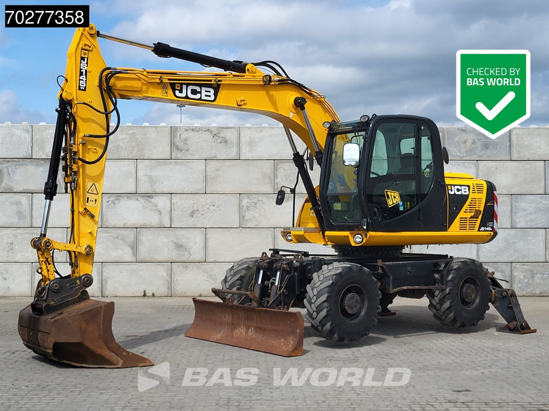 JCB JS145W BLADE + OUTRIGGERS - Kolesové rýpadlo: obrázok 1 JCB JS145W BLADE + OUTRIGGERS - Kolesové rýpadlo: obrázok 1