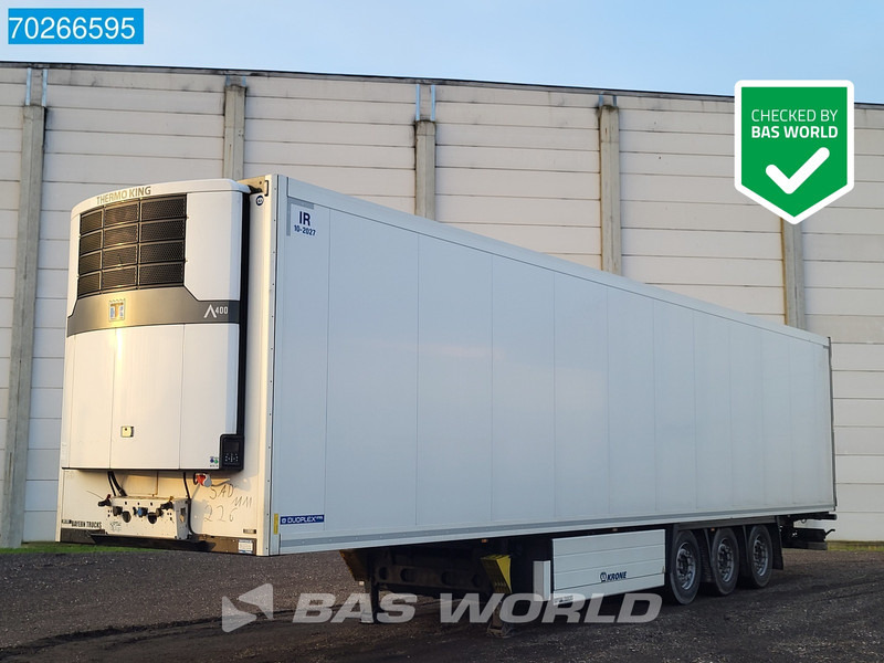 Krone Thermo King A400 3 axles Doppelstock Blumenbreit Liftachse Palettenkasten - Náves chladírenské: obrázok 1 Krone Thermo King A400 3 axles Doppelstock Blumenbreit Liftachse Palettenkasten - Náves chladírenské: obrázok 1