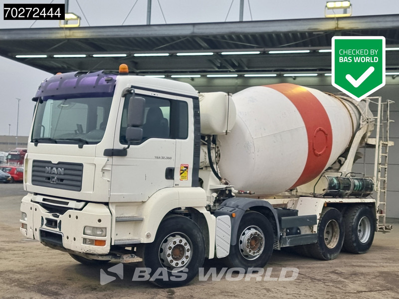 MAN TGA 32.360 8X4 Stetter 9m3 Steelsuspension Euro 4 - Domiešavač: obrázok 1 MAN TGA 32.360 8X4 Stetter 9m3 Steelsuspension Euro 4 - Domiešavač: obrázok 1
