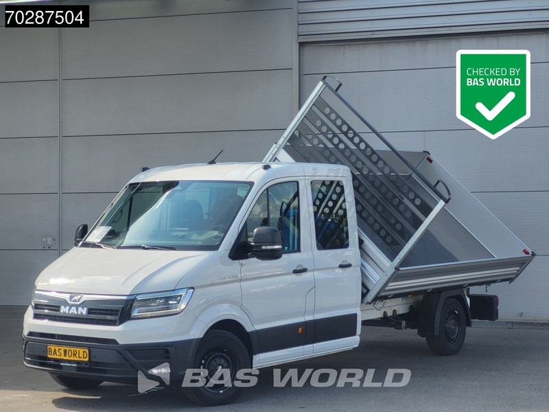 MAN TGE 3.180 Drie-Zijdige Automaat Kipper 2025-Facelift 180PK Trekhaak LED Airco Cruise Navi Euro6 Kipper Tipper Benne Kieper 3m3 A/C Towbar - Dodávka sklápač: obrázok 1 MAN TGE 3.180 Drie-Zijdige Automaat Kipper 2025-Facelift 180PK Trekhaak LED Airco Cruise Navi Euro6 Kipper Tipper Benne Kieper 3m3 A/C Towbar - Dodávka sklápač: obrázok 1