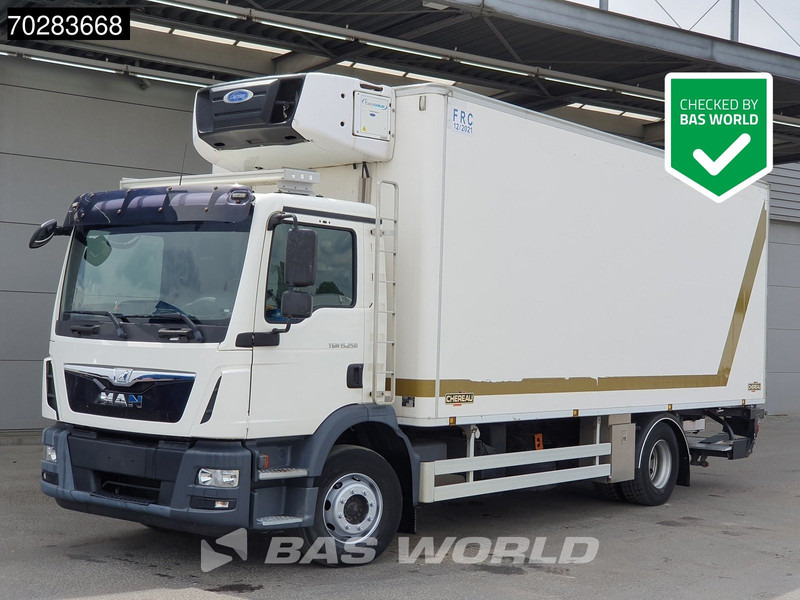 MAN TGM 15.250 4X2 Carrier Supra 850 Cooler Tailgate Euro 6 - Chladirenské nákladné vozidlo: obrázok 1 MAN TGM 15.250 4X2 Carrier Supra 850 Cooler Tailgate Euro 6 - Chladirenské nákladné vozidlo: obrázok 1