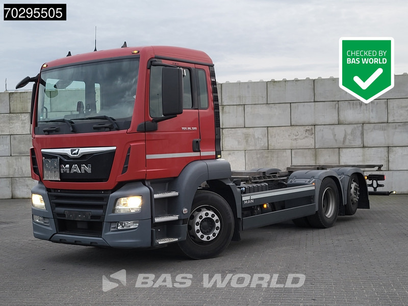 MAN TGS 26.320 TGS 6X2 ADR BDF Lift + Steering Axle Euro 6 - Kontejnérový podvozek/ Výměnná nástavba: obrázok 1 MAN TGS 26.320 TGS 6X2 ADR BDF Lift + Steering Axle Euro 6 - Kontejnérový podvozek/ Výměnná nástavba: obrázok 1